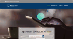 Desktop Screenshot of bellapartmentliving.com